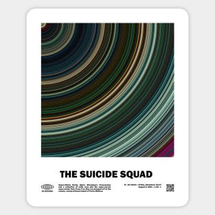 minimal_The_Suicide_Squad Abstract Circular Art Movie Sticker